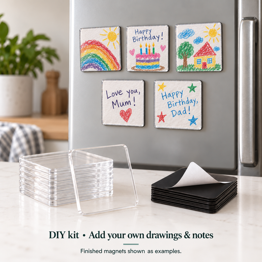 DIY Kids’ Art & Wishes Fridge Magnet Kit — primary diy kit
