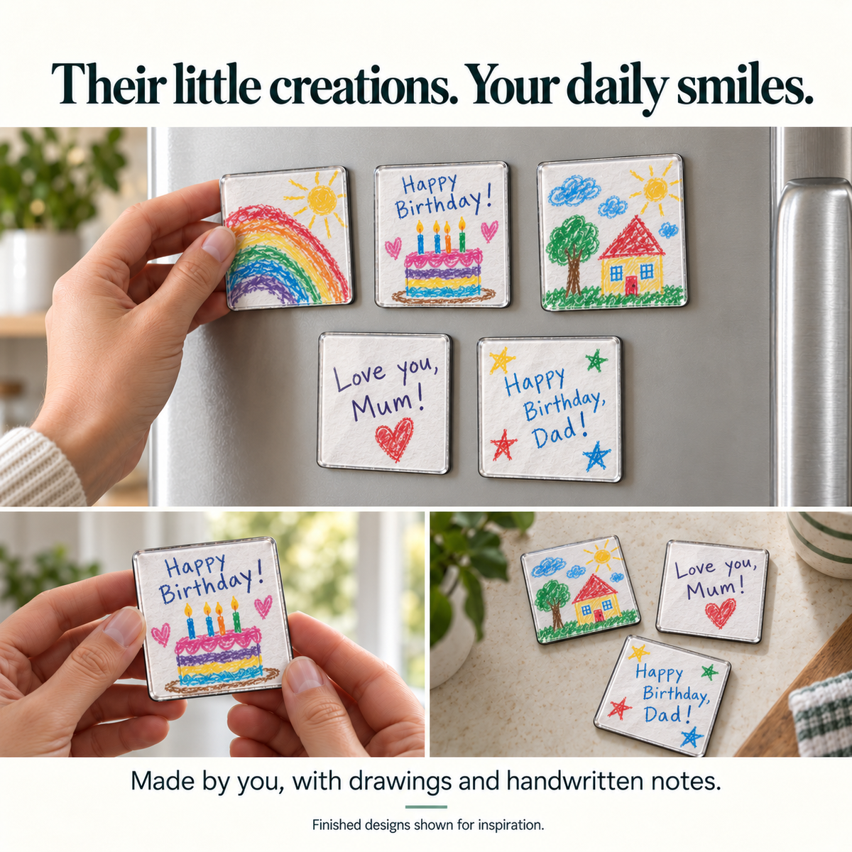 DIY Kids’ Art & Wishes Fridge Magnet Kit — lifestyle inspiration