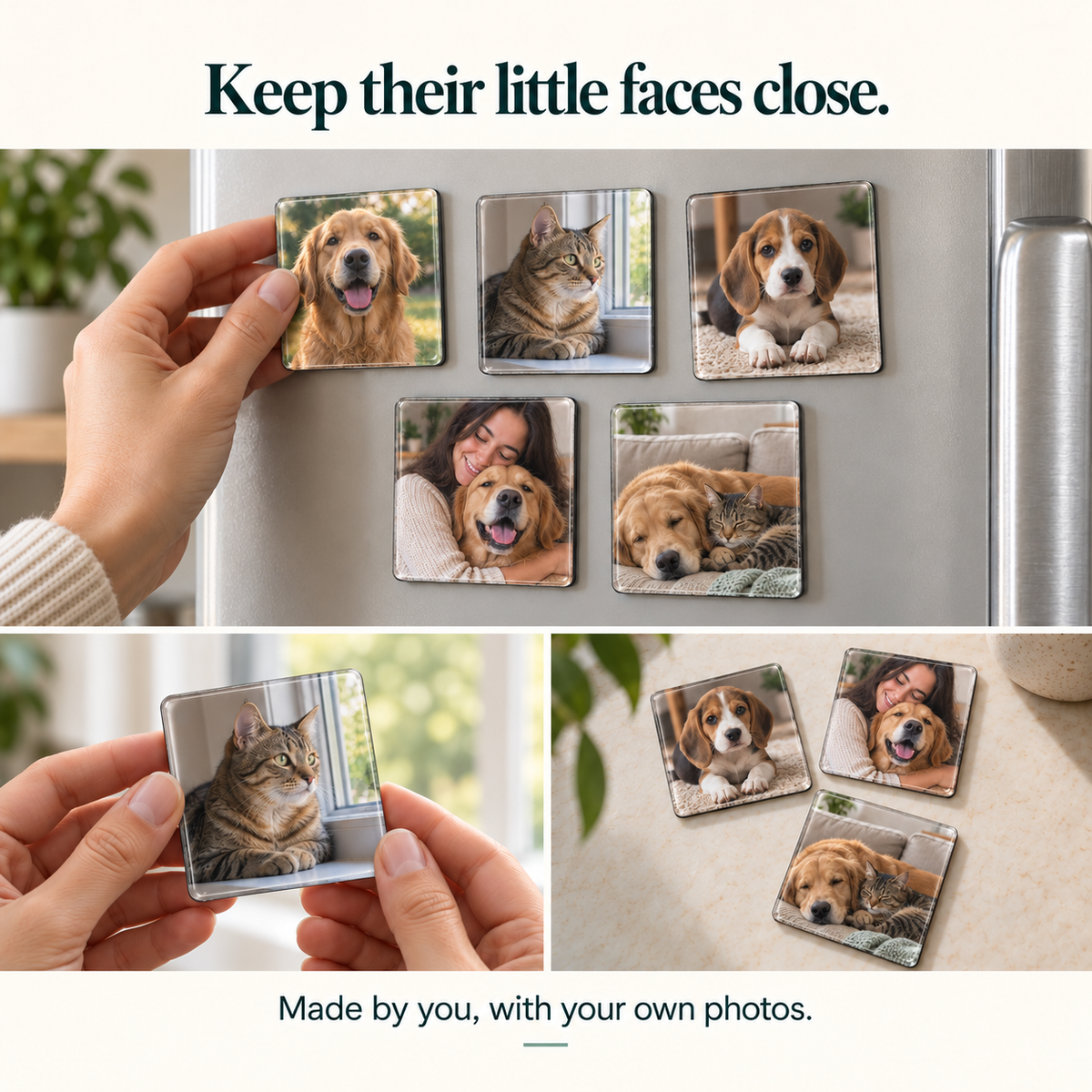 DIY Pet Memories Fridge Magnet Kit — lifestyle inspiration