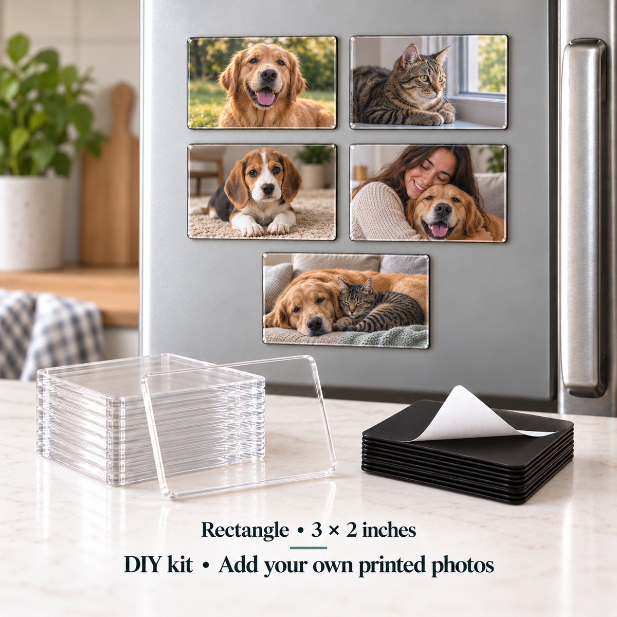 DIY Pet Memories Fridge Magnet Kit — primary rectangle 3x2 inch